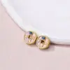Cuentas Espaciadoras Flor de Paz Carácter de Fortuna Goteo de Oro Antiguo Arena Dorada Cuentas con Goteo de Aceite Accesorios de Joyería Semi-Terminados DIY Venta al por Mayor