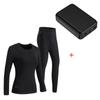 Conjunto de Ropa Interior Térmica para Hombre con Forro de Felpa de Algodón, USB, Invierno, Maternidad, a Prueba de Frío, Pareja, Carga Inteligente, Calefacción