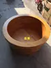 Cubo de Baño Cubo de Madera Cubo de Baño para el Hogar Roble Engrosado Aislamiento Térmico Cubo de Baño para Adultos Salón de Belleza Personalizado Mulede Zhuzhu