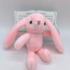 Libro Rojo Pequeño Transfronterizo Explosiones Versión Coreana de Muñeco de Peluche de Conejo de Orejas Largas Colgante para Bolsos Redes Rojas Muñeco Máquina de Muñecos Venta al por Mayor