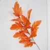 Flores Artificiales Naranja para Boda, Flores de Seda, Flores Artificiales Guía de Camino para Auditorio, Orquídeas Mariposa Decorativas, Flores Artificiales, Flores Artificiales Naranja