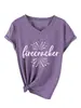 Petardo Amazon Ebay Sitio Independiente Moda Versátil Casual Camiseta de Manga Corta con Cuello en V para Mujer Camiseta Básica