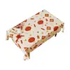 Mantel Festivo Rojo de Gama Alta Mantel de Año Nuevo Luz de Bendición Mantel de Mesa de Café de Lujo Ligero Mantel Impermeable para Ambiente