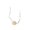 Collar de perlas naturales de agua dulce para mujer, estilo francés, ligero, lujoso, elegante, diseño de nicho, nuevo estilo, cadena de clavícula.