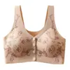 Venta Directa de Fábrica Venta Caliente Transfronteriza Nuevo Estilo Chino Broche Frontal Estilo Tradicional Sujetador Inalámbrico con Características de Levantamiento y Anti-Caída para Mujeres