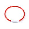 Collar luminoso para mascotas, collar de PVC para mascotas, recargable por USB, con apertura nocturna, collar LED, seguro para pasear perros.