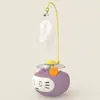 Brinquedo para gatos transfronteiriços, copo de penas, bastão de gato engraçado, plataforma giratória para gatos, catnip, brinquedo de gato destacável, suprimentos para animais de estimação