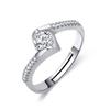 Nuevo Regalo del Día de San Valentín Chino Anillos de Patrón de Miles de Espaldas de Pareja Estilo Coreano Par de Anillos Vivos para Hombre y Mujer Accesorios de Mano Anillos Abiertos