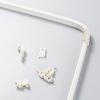 Polea Nano Antiestática Silenciosa Alta Resistencia Aleación de Aluminio Riel Curvo Riel Recto Forma de I Espesor Normal Forma de L Forma de U Riel de Cortina