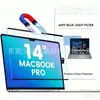 Película Protectora para MacBook Estilo Magnético Anti-Luz Azul Transfronteriza Adecuada para Portátil Apple Protección Ocular y Protección contra Radiación
