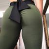 Comércio Exterior Transfronteiriço Europeu e Americano Calça Yoga Bumbum de Pêssego Calça Apertada Amarração Nó Fitness Calça Yoga yyy0013