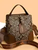 Bolso Cubo Retro Estampado Transfronterizo para Mujer 2025 Nuevo Estilo Simple y Versátil para Viajar Bolso de Hombro de Gran Capacidad Bolso Cruzado