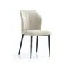 Silla de comedor moderna minimalista para uso doméstico, diseño italiano de lujo ligero, silla alta de diseñador de alta gama para mesa de isla, taburete con respaldo para hotel y restaurante
