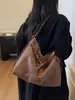 Bolso de Hombro de Cuero Suave Relajado Modelo Nuevo 2026 para Mujer, Bolso Sencillo de Gran Capacidad para el Trabajo, Bolso de Hombro Elegante