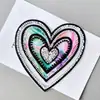 Nuevo Organza Color Mágico Lentejuelas Estéreo Lazo Dibujos Animados Ropa Infantil Accesorios para el Cabello Zapatos Sombreros Bolso Tela Adhesivos
