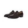 ¡La fábrica está fabricando productos! Mocasines Retro Británicos de Punta Redonda con Pliegues y Tacón Grueso Slip-on para Viajero Persona Perezosa Zapatos Pequeños de Cuero para Mujer