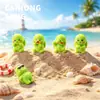 Accesorios para Manualidades de Tortugas de Color Sólido, Adornos de Figuritas, Artículos de Decoración para Miniaturas de Escenas de Playa, Tortugas de Resina al por Mayor