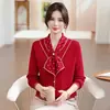 Tops transfronterizos de otoño e invierno para mamás, elegantes y con estilo, suéteres básicos ajustados para mujeres de mediana edad y mayores, tallas grandes, cálidos y versátiles