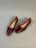 Sapatos Femininos Slip-on Versáteis de Baixo Corte Moda Verão Outono Commuter Simples Retrô Estilo Francês 2026 Primavera