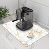 Tapete de Encimera Retro Transfronterizo de Tierra de Diatomeas Encimera de Cocina Absorbente Drenante Tapete Lavabo Salpicaduras Tapete Lavable Aislamiento Térmico