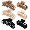 Set de Pinzas para el Cabello Más Vendido de Amazon Pinza Grande Escarchada para la Parte Posterior de la Cabeza Pintura de Goma Antideslizante Pinza para el Cabello Accesorios para el Cabello para Mujeres