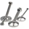 Acero Inoxidable 304 Cabezal de Bola Universal Taza de Pie Ajustable Pies de Máquina de Alta Resistencia Pies de Soporte Ajustables Pernos de Piso