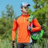Ropa de Secado Rápido para Montañismo al Aire Libre, Camiseta Deportiva de Manga Larga para Hombre, Senderismo, Running de Montaña, Ropa de Secado Rápido con Cuello Alto, Ropa de Mismo Estilo para Hombres y Mujeres