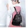 Mochila Transfronteiriça Novo Estilo, Elegante, Simples, Moderna e Versátil Bolsa Feminina de Tecido Oxford, Mochila Casual Leve para Viagem