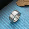 Anillo de acero inoxidable joyería ins al por mayor no se decolora nicho para hombre anillo de acero de titanio anillo liso marea para hombre rotación rotación