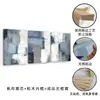 Suporte Transfronteiriço para Dropshipping de Pinturas Decorativas de Parede Estilo Abstrato Azul e Cinza, Tríptico Impresso Minimalista Moderno para Parede