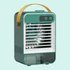 Ventilador Portátil Transfronterizo Ventilador de Escritorio con Aspersor de Refrigeración Portátil Soporte para Espejo de Maquillaje Ventilador Aire Frío