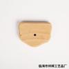En stock Adornos de cruz de madera de haya, artesanías de madera, adornos de cruz opcionales de múltiples especificaciones con base