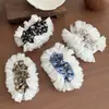 Nuevo Coletero Floral Estilo Campestre para Mujer, Accesorio Grande para el Cabello Estilo Ballet con Estilo Coreano
