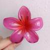 Pinza para el Cabello de Flor de Plumeria para Mujer, Pinza de Tiburón Floral, Accesorio Estilo Vacaciones en la Playa, Pasador, Adorno para el Cabello, Pinza para el Cabello