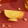 Ímã de Geladeira Tigela de Arroz Dourado Ímã de Geladeira Cultural e Criativo Magnético Ímã de Geladeira Magnético 3D Ímã de Geladeira de Viagem Pode Ser Personalizado