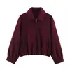 Z Estilo Europeo Transfronterizo 2026 Nueva Moda Elegante Ropa para Mujer al por Mayor Cremallera Chaqueta Abrigo de Cuero Suave 3046341