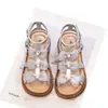 Sandalias de Princesa para Niñas Estilo Hada con Diseño de Mariposa de Malla y Falda, Sandalias Romanas de Verano para Niñas
