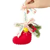 Productos Terminados Venta Directa de Fábrica Colgantes Navideños de Fieltro Decoraciones Navideñas Calcetines de Fieltro Guantes Regalos de Navidad