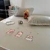 Dibujo Animado Perro Azul Waffe Set de Tres Piezas Esterilla de Seda Helada Gorro de Cama Esterilla con Bordado para Aire Acondicionado Lavable a Máquina Plegable