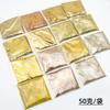 Nuevo Transfronterizo Serie Dorada 50g embolsado estatua de Buda brillo dorado estudiante hecho a mano diy lentejuelas para uñas de arena movediza