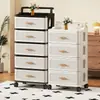 Novo Produto 42cm Armário de Armazenamento Doméstico com Gavetas Multicamadas, Organizador de Armazenamento para Montagem, Carrinho Móvel para Itens Diversos da Sala de Estar