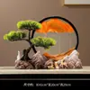 Souvenirs Culturales y Creativos Pintura de Arena Movediza Adornos de Paisaje Artículos Decorativos para Sala de Estar, Entrada, Oficina Regalo para el Día del Maestro
