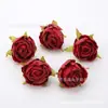Flores Artificiales para Bodas, Serie Roja Materiales DIY, Flores de Rosa, Peonías, Hortensias, Flores Falsas con un Toque de Alta Gama y Realista