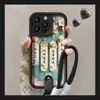 Cordón Flor de la Suerte Adecuado para Funda de Teléfono Apple 16 13Promax Otoño e Invierno Melard 15 Silicona Piel de Cordero 17