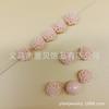 Contas de Lótus Coloridas como Doces 12mm Pó de Concha Sintética Embossado DIY Colar de Mão Contas Espaçadoras Artesanato Acessórios de Joias Venda por Atacado