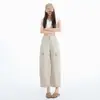 Laranja Infantil # Calça Cargo Feminina Petite de Cintura Alta, Modelagem Solta com Múltiplos Bolsos, Emagrecimento e Valorização, Calça Cropped Versátil.