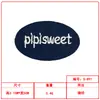 Parche de Bordado Plano Ovalado Bordado Inglés Parche Bordado por Computadora Se Puede Coser o Planchar para Decoración de Ropa, Bolsas, Sombreros
