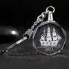 A turma de formatura se reunirá para enviar aos alunos um chaveiro de cristal para o jardim de infância com gravação personalizada barata significativo memorial