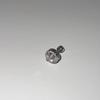 Flash Verão Clear Zircon Ear Bone Nail Full Diamond Ear Snail Titanium Steel Light Luxo High-end Novo Estilo Simples All-match Feminino