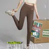 Calça Shark de Três Pontos para Avião Primavera e Verão Fina Fechada na Cintura Culotes Feminino Plus Size Calças de Segurança Anti-luz Calças de Yoga Leggings